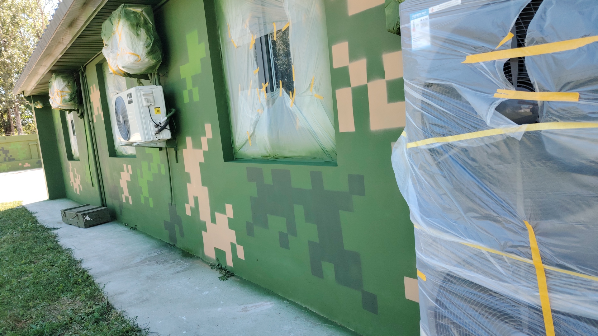 湖北外墙迷彩漆施工多少钱 伪装迷彩漆  